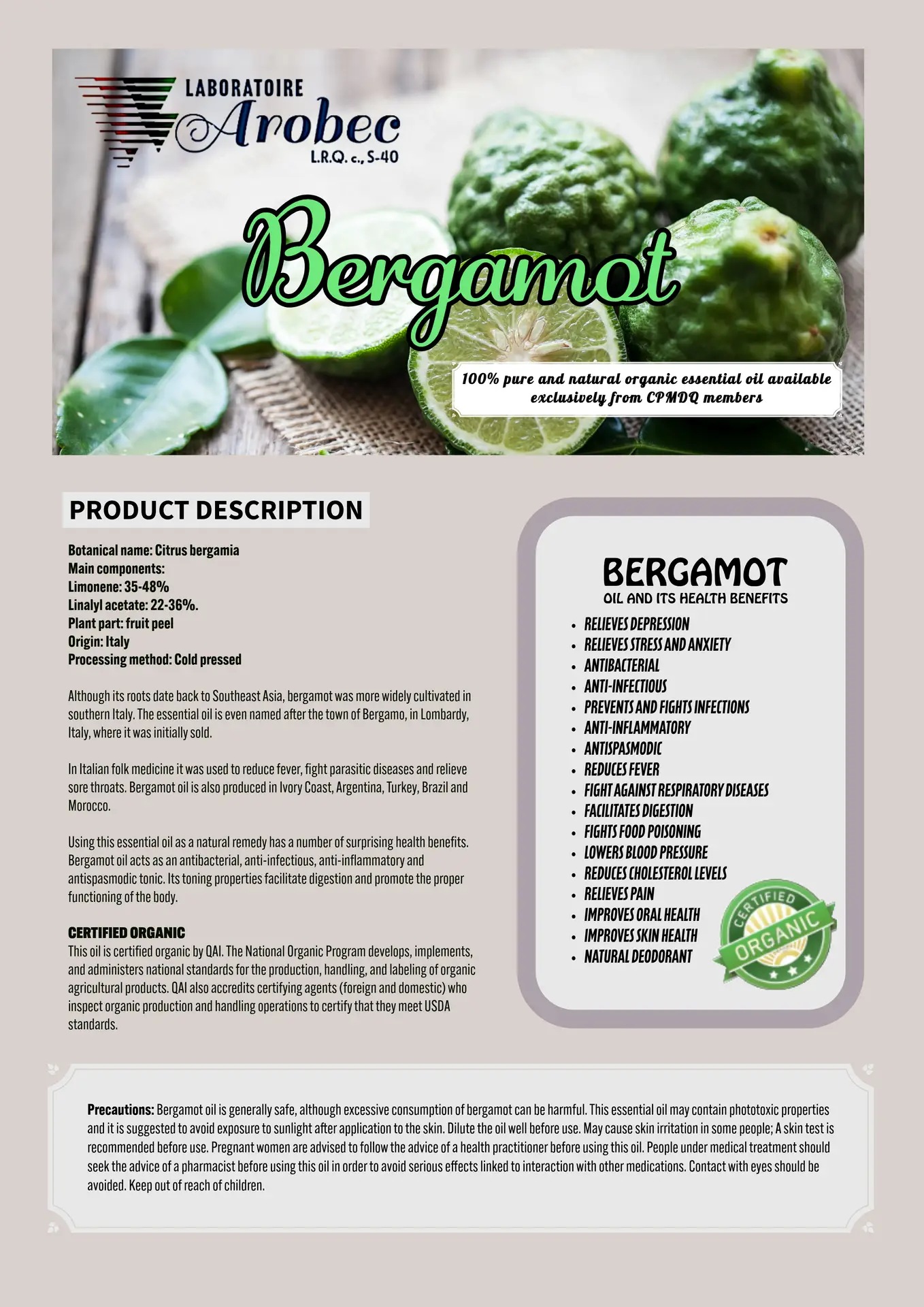 Bergamot 30ml - Image 3
