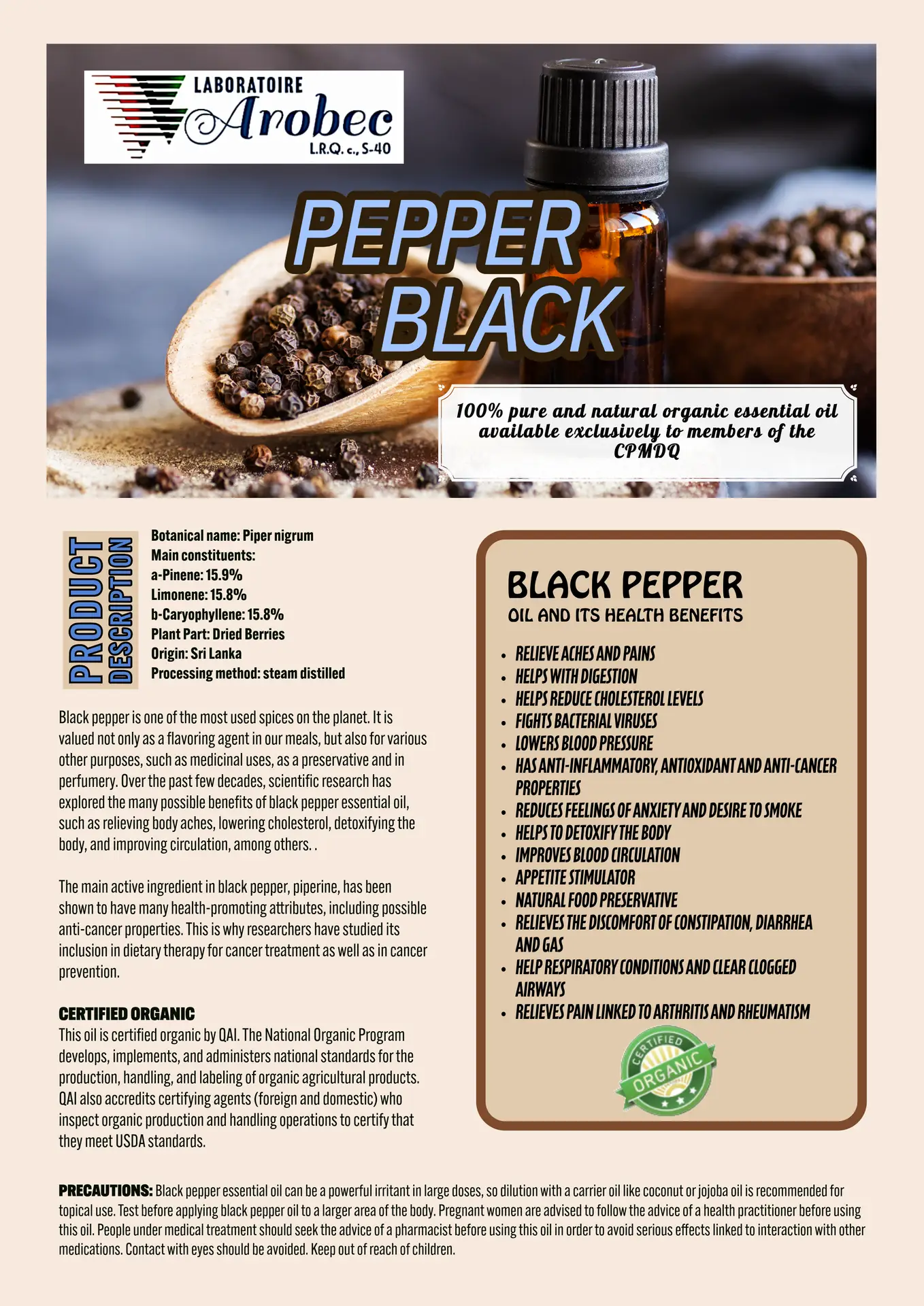 Pepper (black) 30ml - Image 3