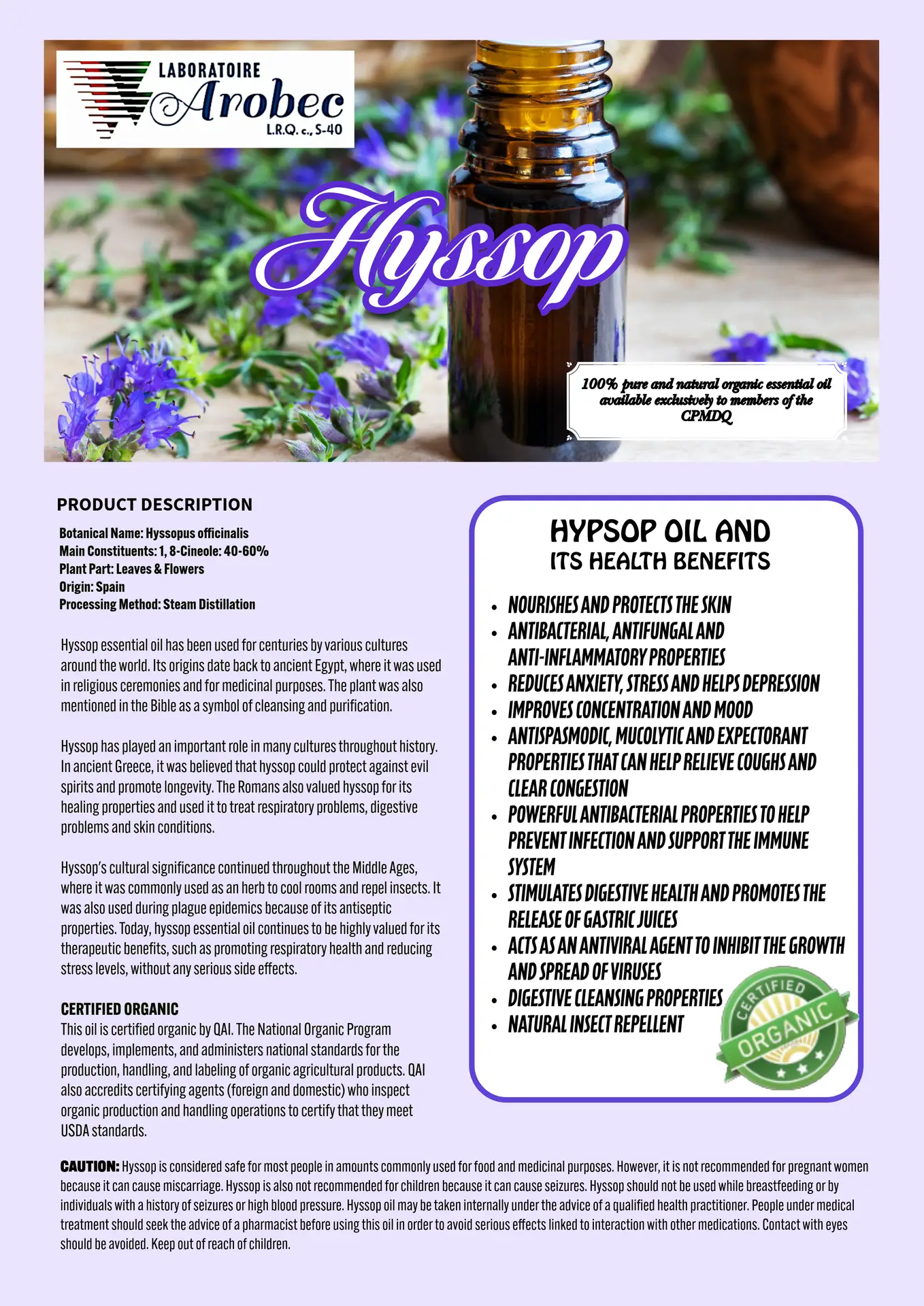 Hyssop 30ml - Image 3