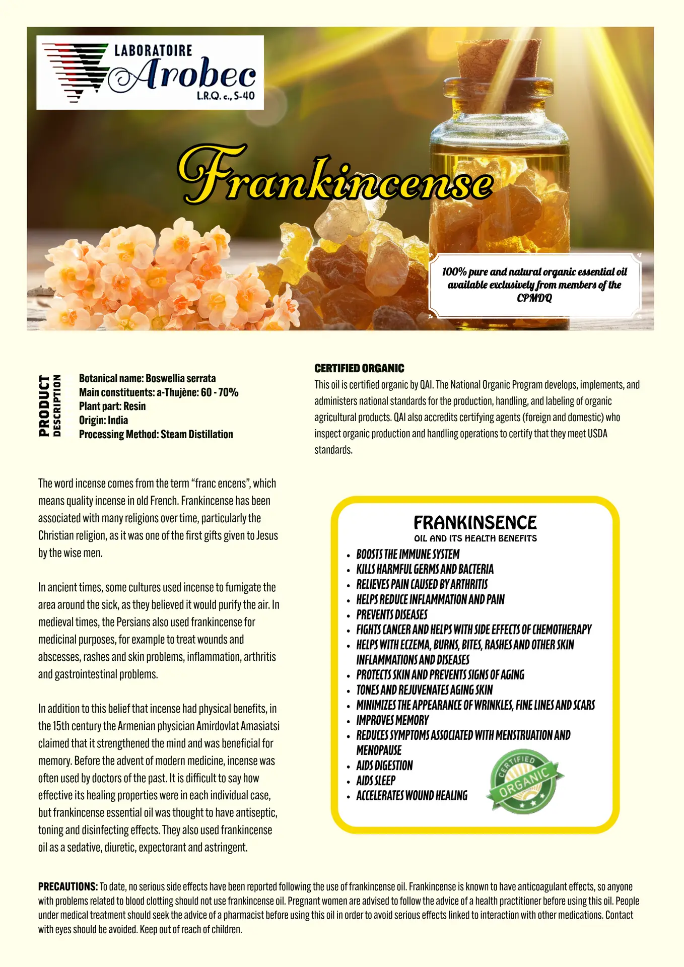 Frankincense 30ml - Image 3