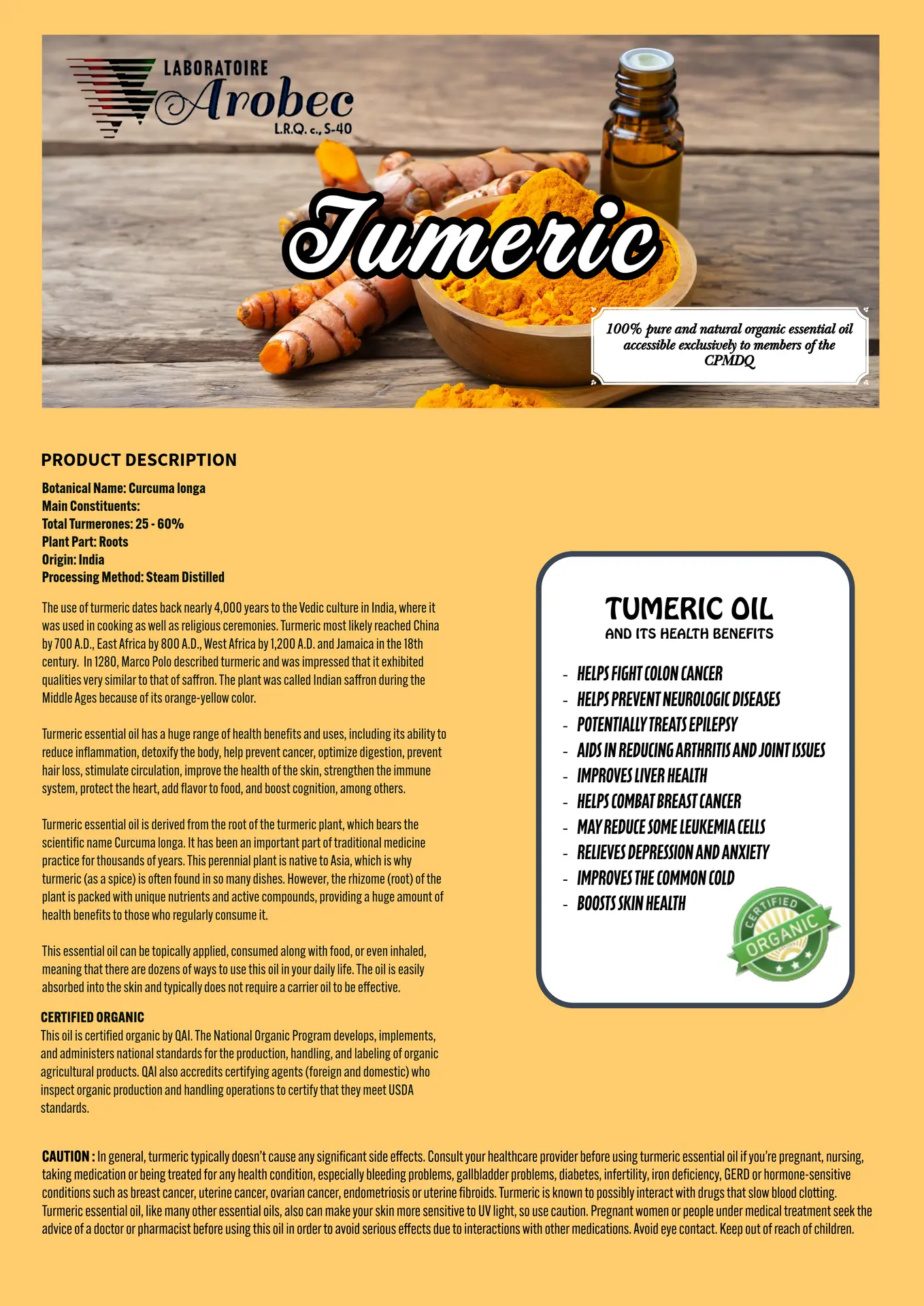 Tumeric 30ml - Image 3