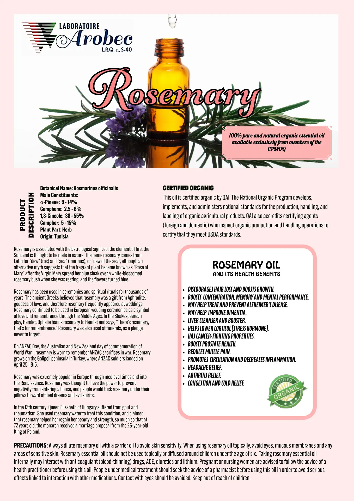 Rosemary 30ml - Image 3